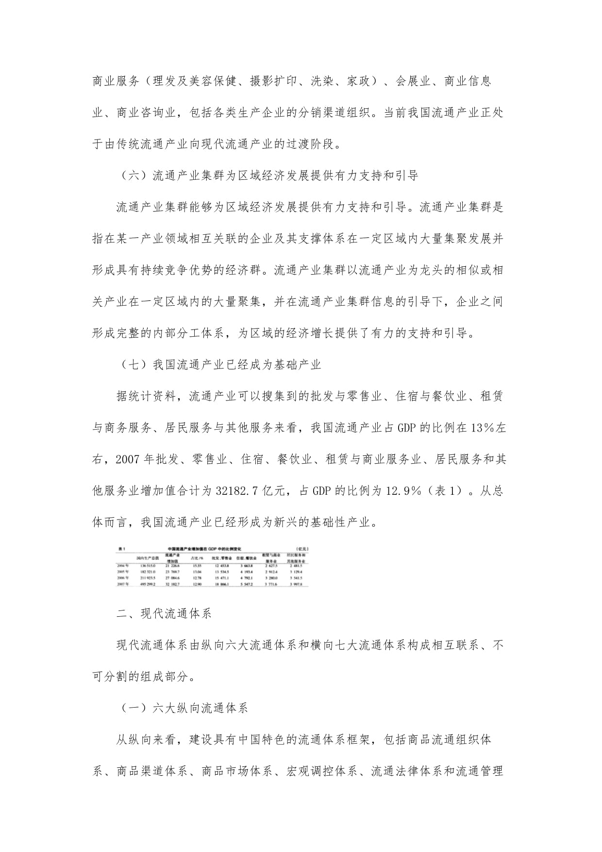 十二五中國特色流通體系及其戰略初探