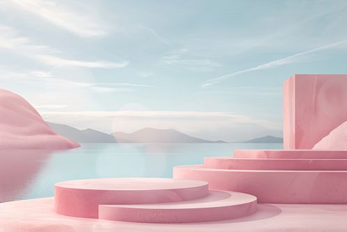 小清新自然景觀電商產品展示 攝影圖 下載至來源處